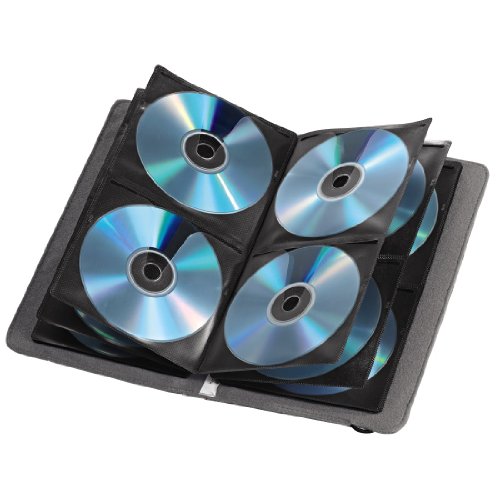 Hama CD Tasche Filz (zur Aufbewahrung und Schutz für 48 CDs, DVDs und Blu-rays) grau - 2