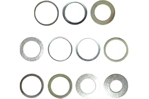 Yisawroy Lot de 11 bagues de réduction en acier inoxydable pour scie, diamètre extérieur 20 mm/22 mm/25,4 mm/30 mm/32 mm, métal, plastique, bois, industriel, 4 mm