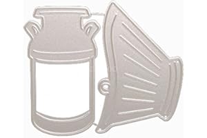 LZJSYKDQ Vase Die Cuts for Card Making, Flowerpot Metal Cutting Dies for Paper Scrapbooking, DIY Stencils for Album Party Wedding Festivals Decoration