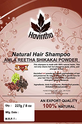 Natural Hair Shampoo for Hair,AMLA REETHA SHIKAKAI POWDER,Product of Havintha, 227g RS.199 (60.00% Off) - Amazon Natural Hair Shampoo for Hair,AMLA REETHA SHIKAKAI POWDER,Product of Havintha, 227g RS.199 (60.00% Off) - Amazon