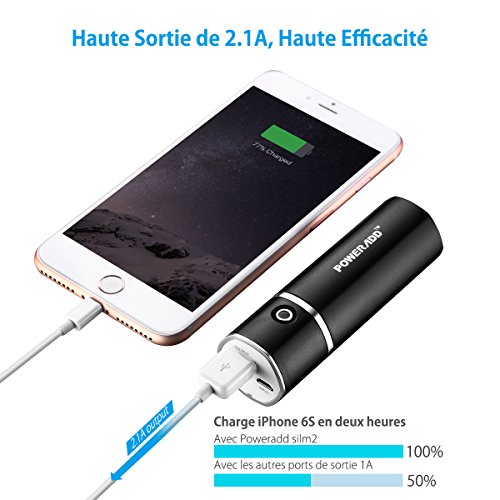 Poweradd Slim2 5000mAh Chargeur Portable Batterie de Secours Externe pour t l phone potable Apple Adapteurs Non Inclus et D autres Appareils Char reviews Poweradd Slim2 5000mAh Chargeur Portable Batterie de Secours Externe pour t l phone potable Apple Adapteurs Non Inclus et D autres Appareils Char