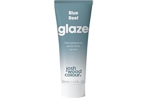Josh Wood Colour Glaze (Blue) - Semi-permanent Hair Mask - Ammonia-free - Conditions and nourishes hair - Lasts up to 3-5 washes - For blonde hair - 100% Vegan - Cream (100ml)