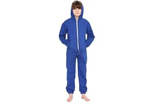 A2Z 4 Kids Children Plain Camouflage Jumpsuit Super Soft Kids Comfy Fleece Hooded Loungewear One Piece for Girls Boys Age 2-3, 3-4, 5-6, 7-8, 9-10, 11-12, 13 Years