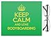 Produktbild Grün Keep Calm und Love Bodyboard Objektiv Reinigungstuch Farbe 1146