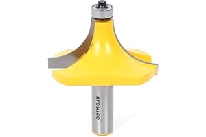 Yonico 13169 1-Inch Radius Round Over Edge Forming Router Bit 1/2-Inch Shank