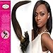 18'' Pre Bonded Tipped Hair Nail Tip U-tip 100% of Real Remy Human Hair Extensions 100S 06 Dark Chocolate Brown 0.5g/s Beauty Popular Style