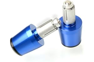 QJY-MOTOR PART-STORE 2pcs Moto Embout De Guidon Pour GSF 250 600 600S 650 650S 650N 1200 1250 Bandit 650S-Bleu