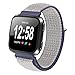 Produktbild Xinxinyu Uhrenarmband, { Uhrenarmbänder Gewebtes Nylon } { Schleife Band-Armband } { Sportuhr Trageschlaufe }Für Fitbit Versa (Blau)