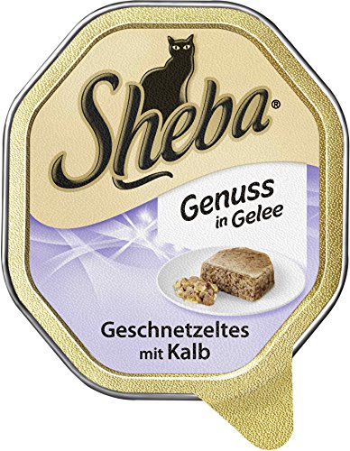 Preisvergleich Produktbild Sheba - Genuss in Gelee Geschnetzeltes mit Kalb Katzenfutter - 85g