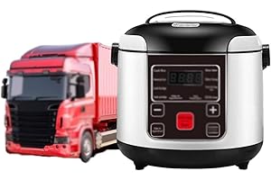 OXFUZZ Olla Arrocera Pequeña De 12 V/24 V, Olla Arrocera Portátil Para Viajes En Coche, Función De Calefacción Y Mantenimiento Del Calor, Perfecta Para Coches, Viajes De Campamento,24v
