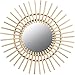 Miroir soleil en rotin &Oslash; 55 cm