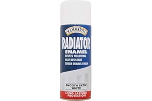 Hammerite 5092847 400ml Radiator Enamel Aerosol - Satin White