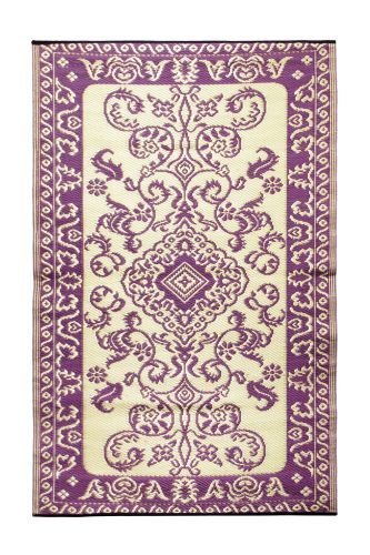 Achla Designs Tracery - Alfombrilla para el Suelo, 10,16 x 15,24 cm, Color Violeta