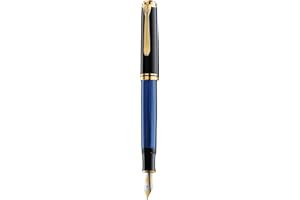 Pelikan PK-M400BK/BL-M Luksusowe pióro wieczne Souveran M400, czarny/niebieski