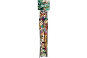 SPARKLERS CLUB Assortiment de 24 Pétards SPÉCIALISTE® - 25 mm - Catégorie F1 - Feux d?Artifice Puissants pour Passionnés - Coffret Haut de Gamme Extérieur