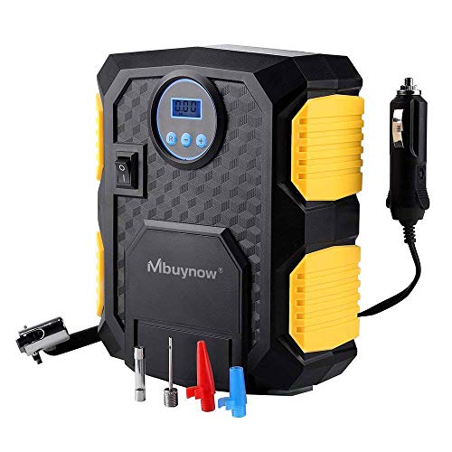 Mbuynow Tyre Inflator, Air Compressor Car Tyre Pump, 12V Digital Pressure Gauge 27L/Min Airflow 100P Mbuynow Tyre Inflator, Air Compressor Car Tyre Pump, 12V Digital Pressure Gauge 27L/Min Airflow 100P