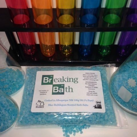 Breaking Bath 100g Scented Bath Salts (Mint)