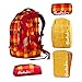 Produktbild satch Pack Firecracker 5-teiliges Set Rucksack, Penbox, Schlamperbox, Triple Flex & Regenhaube gelb