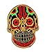 Produktbild rabana braun Fantasy Mexican Sugar Skull Awesome Cooles Biker Motorrad Patch für Heimwerker-Applikation Eisen auf Patch T Shirt Patch Sew Iron on gesticktes Badge Schild Kostüm