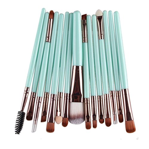 Fortan 15pcs Make-up-Pinsel-Set Werkzeuge Wolle Make-up Körperpflege -Set - 2