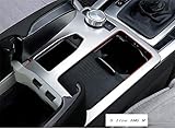 menge: 1 teile/satz Auto Styling Innen Edelstahl aufkleber Für C klasse c200 C180 W204 Wasserbecherhalter Panel Dekoration Trim LHD