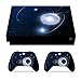 Produktbild Hautpackung für Xbox,Sopear Durable Smooth Wrap Cover Skins Schutzfolie für XBOX One X Konsole und Controller E.