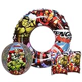 Kinder-Schwimmset mit den Disneyfiguren Dory, Frozen, The Good Dinosaur, Marvel Avengers, für den Swimmingpool, 3 Stück, Marvel Avengers