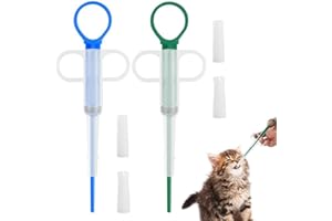 COYUN 2 Pcs Feeder Medicine Syringes Gato, Alimentador De Tabletas Para Mascotas, Medicine Dispenser Pill Para Pets, Medicamento,Silicone Syringe Para Pets, With Soft Tip, Para Small Pets Dogs Cats