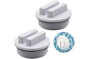 OUDQFCJ 2 Stück Pool Winterstopfen Kappen Set Universelle Passform,Ersatzteile Winterstopfen,Rund Pool Verschlusskappe, Langlebige Winterkappen zum Verschließen von Pools für die Wintermonate