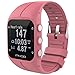 Produktbild Hunpta Wrist Strap für Polar M400 M430 Fitness Watch, Silikon Uhrenband mit Schnellverschluss für klassische Uhr und Smartwatch (Rosa)