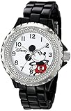 Disney Damen w001637 Mickey Maus Analog Display Analog Quartz Black Watch