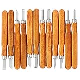 iSwank Schnitzwerkzeug Set Holzschnitzwerkzeug 12 tlg. 14cm...