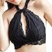 Produktbild Dessous, LUCKYCAT Mode Damen Reizvoller Spitze Bra Strap Wrapped Brust Shirt Top Neue Unterwäsche Neckholder Dessous Verlockend Bustier Oben (Schwarz, one size)