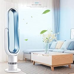 DX.JLY Ventilateur sans Lame Sécurité d'économie d'énergie Fonction de synchronisation Travail Silencieux Flux d'air Grand-Angle avec télécommande