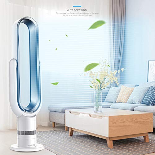 DX.JLY Ventilateur sans Lame Sécurité d'économie d'énergie Fonction de synchronisation Travail Silencieux Flux d'air Grand-Angle avec télécommande