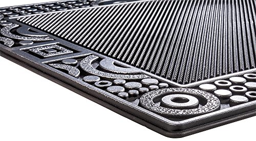 PUR|DuraClean Design Fussmatte für Innen und Aussen in graphit anthrazit metallic ca. 78 x 56 cm - 6