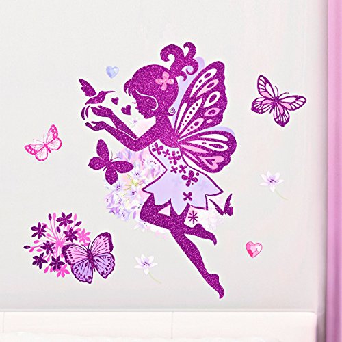 Preisvergleich Produktbild Wand-Deko "Glitzer-Fee"