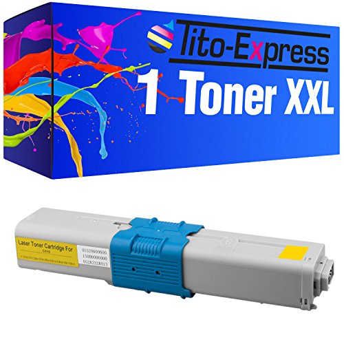 PlatinumSerie® 1x Toner XXL kompatibel für Oki C301 Gelb C 301 DN C 321 DN MC 332 DN MC 340 Series MC 342 DN MC 342 DNW