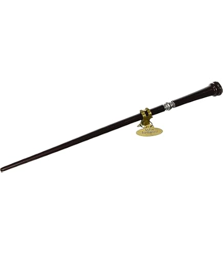 Baguette Dean Thomas Harry Potter – Réplique 1:1 35 Cm Avec étiquette Métal, Boîte Nominative, Collection Officielle