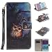 Produktbild Jepson Samsung Galaxy Note 4 / SM-N9100 (5,7 Zoll) Handytasche / Handyhülle. Flip Etui Wallet Case in Bookstyle - Premium PU Lederhülle Hülle Cover Mit Lanyard / Strap, Standfunktion, Kreditkarte und Brieftasche.
