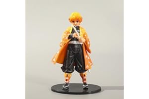 XESAGSNV Demon Slayer PVC Desktop Figure Cake Topper (Agatsuma Zenitsu)