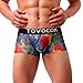 Produktbild Btruely Boxershorts Herren Unterwäsche Kurze Hose Männer Boxer Unterhose Weich Slip Bulge Pouch Unterhose Gedruckt Unterwäsche (L, Mehrfarbig)