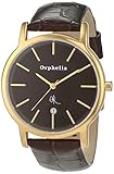 Orphelia Herren-Armbanduhr La duré Analog Quarz Leder