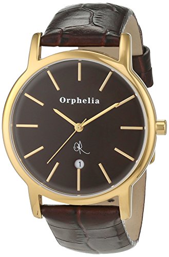 Orphelia Herren-Armbanduhr XL Analog Quarz Leder Orphelia Herren-Armbanduhr XL Analog Quarz Leder