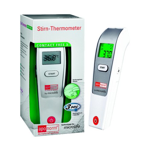 Preisvergleich Produktbild Aponorm Fieberthermometer Stirn Contact-free 3 1 stk