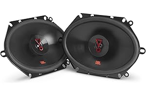 JBL Stage3 8627 2-drożny zestaw głośników samochodowych firmy Harman Kardon – 250 W owalne głośniki samochodowe – duże 15 x 20 cm, czarne