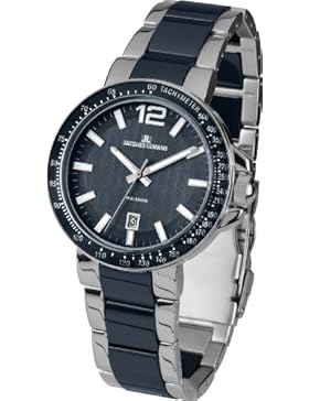 Jacques Lemans Unisex-Armbanduhr Milano Analog Keramik 1-1711C