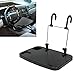 Produktbild DaoRier Tragbare Halterung für das Auto für Laptop, Tablet-PC, iPad, Essen und Trinken, Faltbare Tabletthalterung 35 x 23 x 2 cm Schwarz