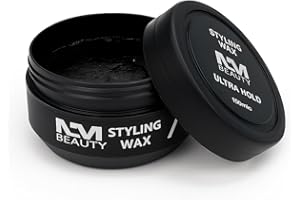 NM BEAUTY NMB Gumm-wax Professional Hair Styling Wax | Edge Control | Hair Gel Wax | Ultra Hold | Men & Women Hair Wax (Blue, Black & Red Aqua, Green Matte) 150ml (150ml, Black Aqua)
