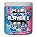 Produktbild Player 1 Gaming Fuel Energy Drink Raspberry - 60 Servings 5 Calories Zero Sugar 0 Fat Added Electrolytes to aid Hydration Packed with Antioxidants Suitable for Vegetarians and Vegans